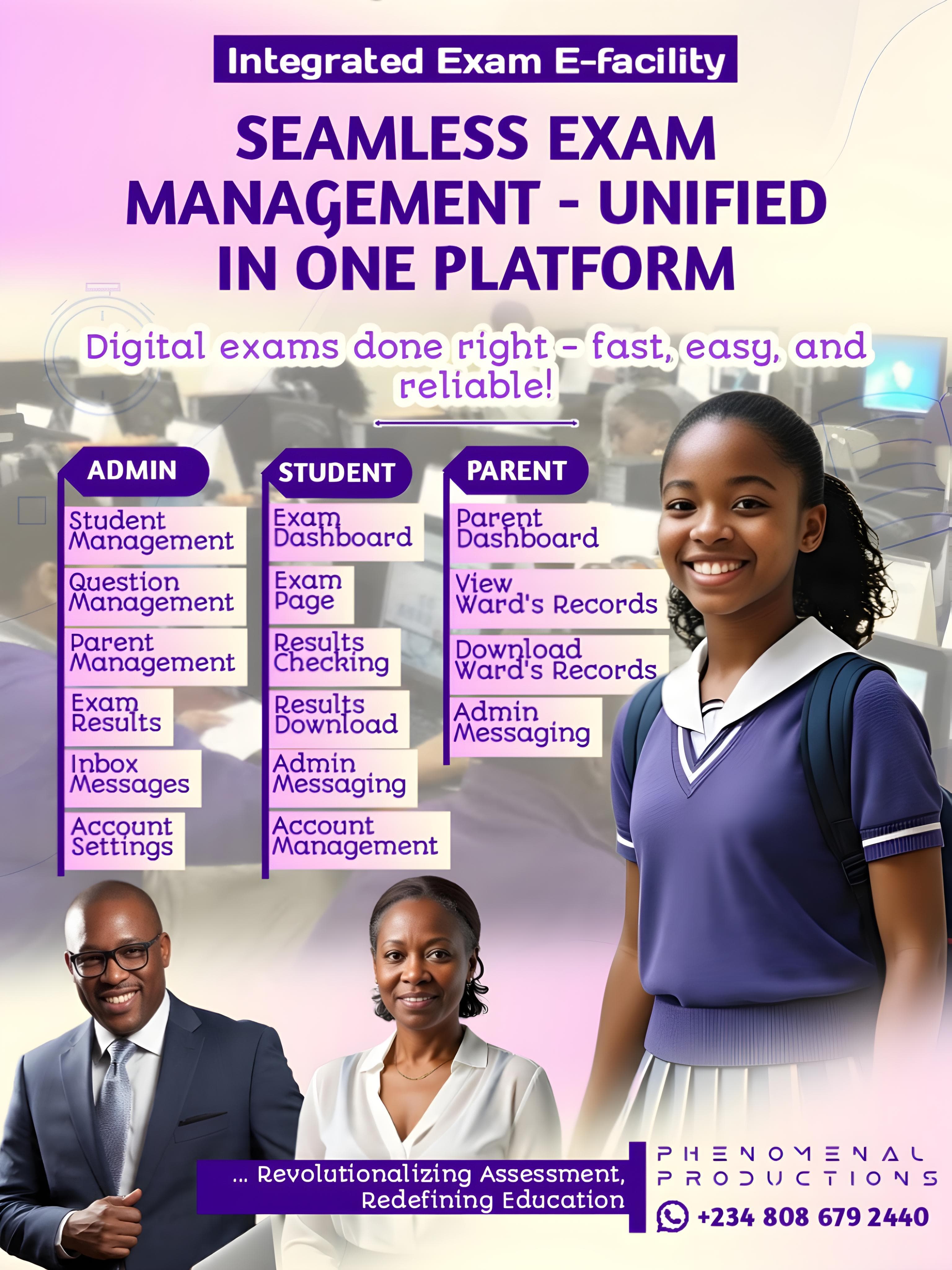 Exam E-Facility Background